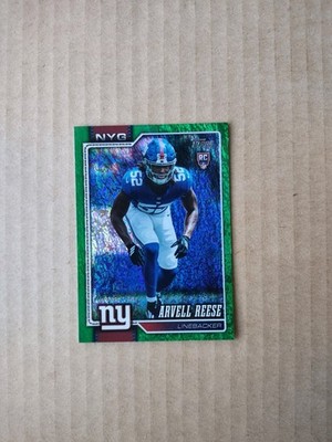 2026 ARVELL REESE Topps Flagship Green Sand Glitter /99 #346 NY Giants Rookie RC