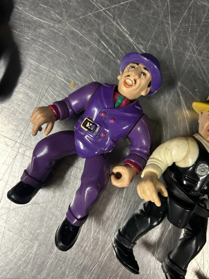 Vintage Dick Tracy Action Figures Gangsters 1990 Playmates Toys Retro Lot of 5 - Image 4 of 4