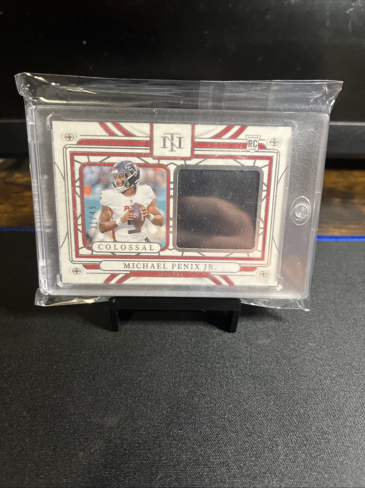 Michael Penix Jr. 2024 Panini National Treasures Colossal Patch /49