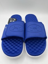 Under Armour Ignite Pro 8 Slides 6000337-400 Men's Size 13 Royal Blue NWT