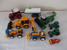 Job Lot of 8 Toy Tractors and