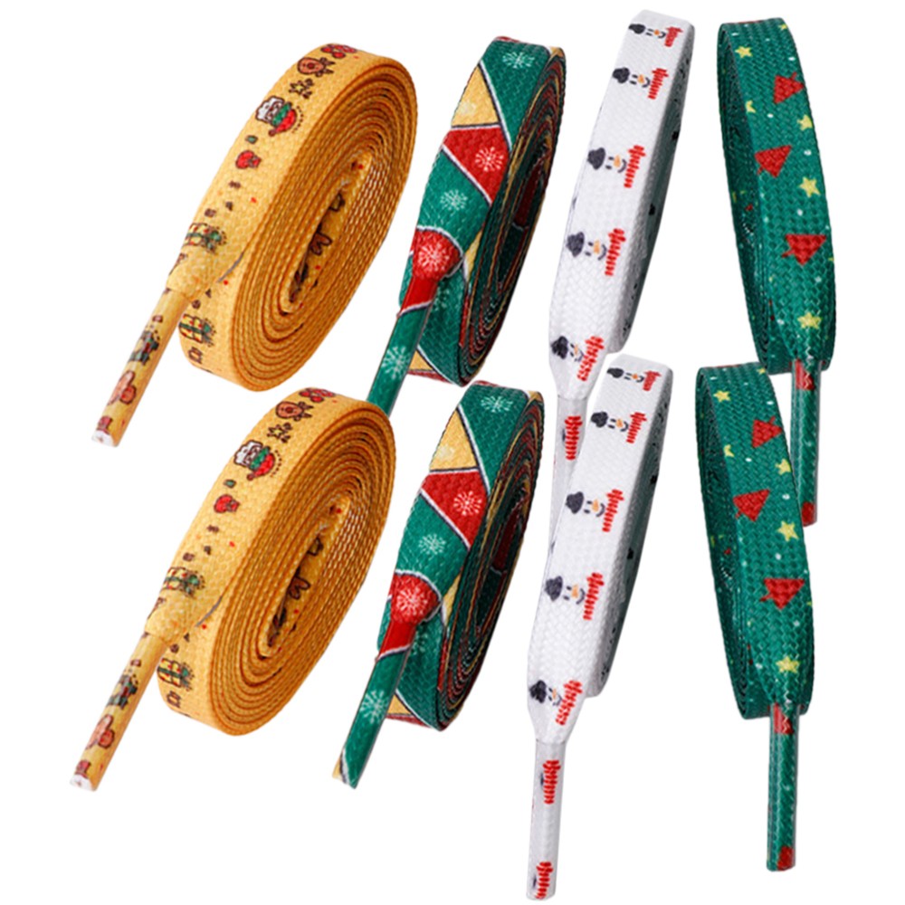 APL 4 Paia Lacci Natalizi Scarpa Natalizia Festa per Stivali Natale