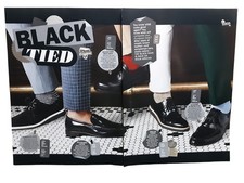 2014 Menswear Print Ad Two Page Dress Shoes Fashion Style Spread Photo
