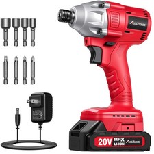 Variable Speed 20V Impact Driver Kit, Brake S...
