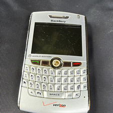 BlackBerry 8830 World Edition Verizon Silver QWERTY Bar Phone 64MB