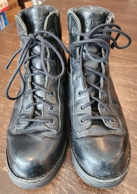 Danner Blackhawk II 6  Black Leather Lace Up Boots Men's Size 10 Gore-Tex