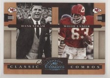 2008 Donruss Classics Classic Combos Platinum 20/25 Hank Stram Willie Lanier a8r