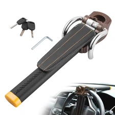Universal Steering Wheel Lock Vehicle Car Security T-Lock Anti Theft Device Keys