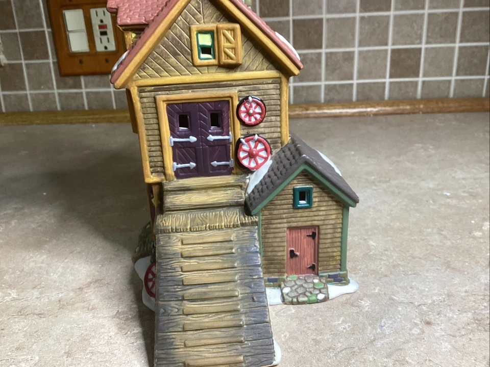 Banco de trabajo de Santa 2000 McCauley's Carriage House - con cable de luz, caja original Foto 4 de 4