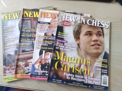 NEW IN CHESS MAGAZINE   4  AUSGABEN aus 2011 Nr.   1 + 3 + 6 + 8