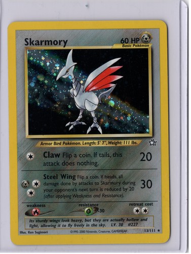 Pokemon Skarmory 13/111 Neo Genesis Holo 2000