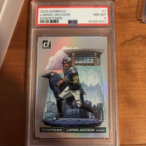 2025 Donruss Optic Lamar Jackson Base (RAW)