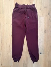 Lululemon On The Fly Jogger Women's Size 2 Dark Adobe Maroon Performance Pants