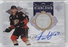 2023-24 Upper Deck Ultimate Collection Emblems Rookies Tristan Luneau Auto 0h93