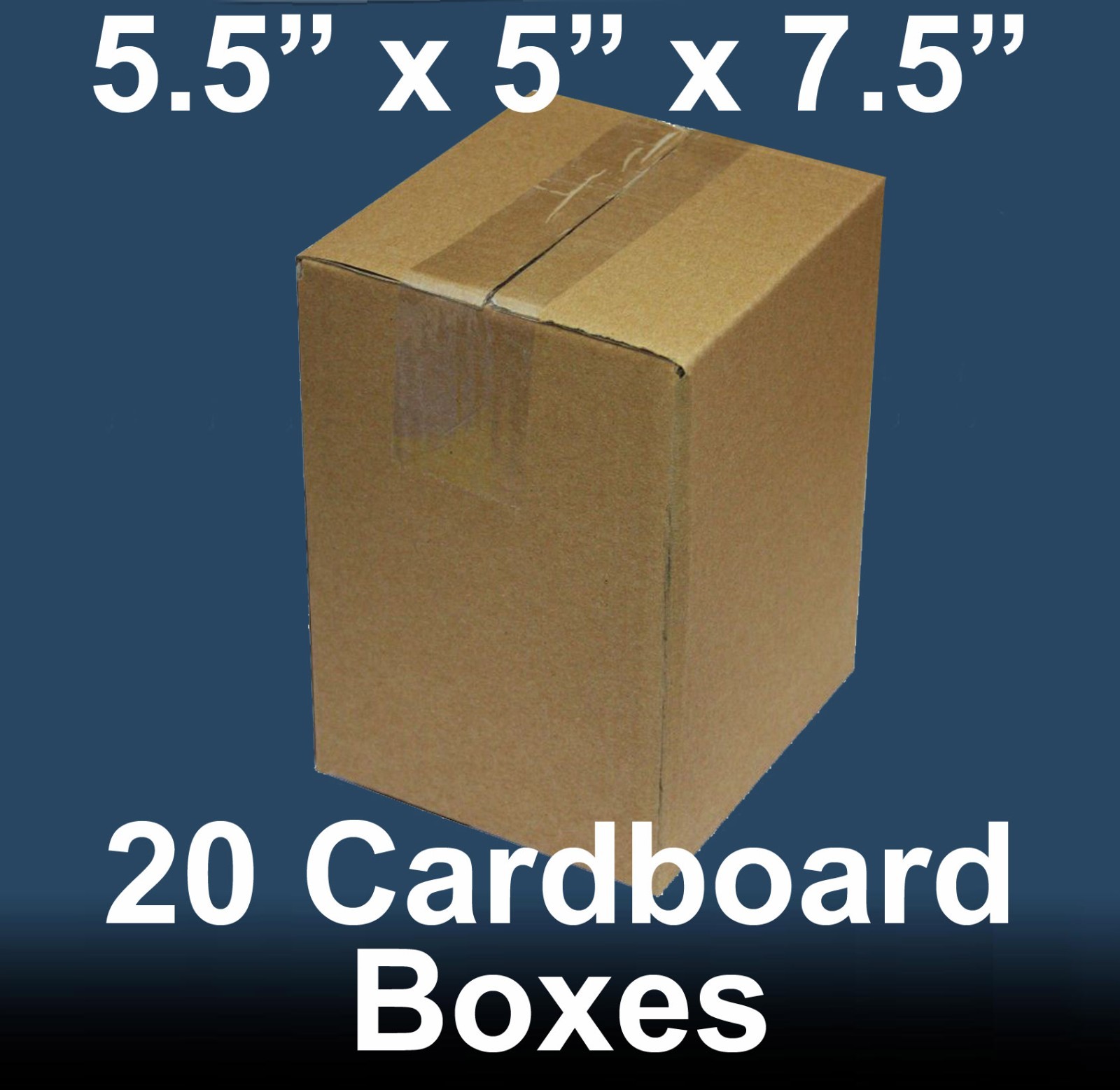 SINGLE WALL BOXES CARTONS POSTAL MAILING CARDBOARD PACKING 5.5X5X7.5"" 14X12X19cm
