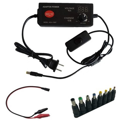 AC-DC Adapter, HGJI AC-DC Switching Power Supply Charger Adjustable 100-240V ...