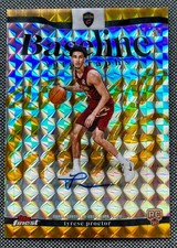 2025 NBA TYRESE PROCTOR /50 Topps Finest Baseline Autographs Gold Geometric RC