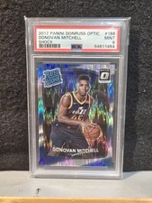 Donovan mitchell 2017 optic shock rookie card Psa Grade 9. rookie card picture