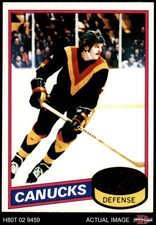 1980 Topps #177 Lars Lindgren Canucks RC 7 - NM