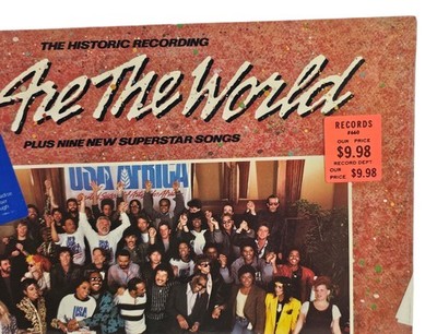 USA For Africa We Are The World Vinyl LP 1985 Columbia USA-40043