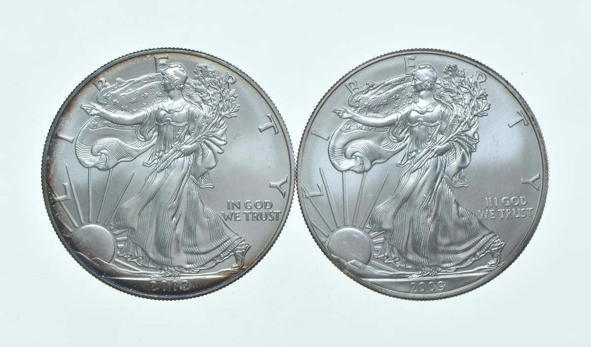 American Eagle Uncertified 2002 Silver Bullion Coins for sale | eBay