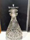 Waterford Crystal Lismore Roly Poly Decanter, Stopper, Box 8” Vintage BEAUTIFUL