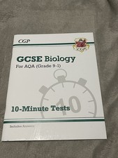 Image of CGP GCSE AQA Biology 10 Minute Tests With Answers