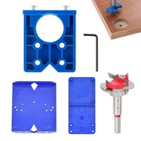 Scharnierbohrer Bohrschablone 35Mm Metall Verdecktes Scharnier FüR MöBelbau Set