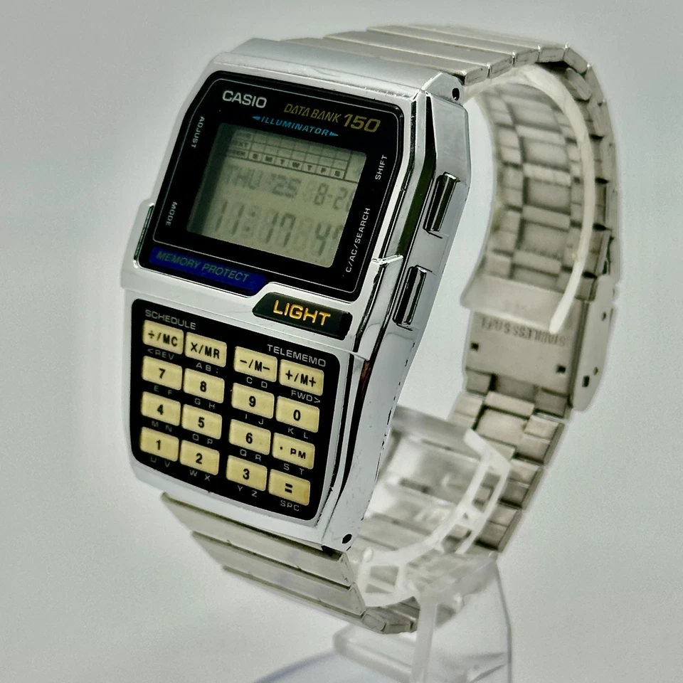 New Battery CASIO DBC-1500 Databank Digital Calculator Watch Fast Shipping - image 2 of 4