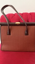 ESCADA Vintage Handtasche | Designer Tasche Braun | Made in Italy