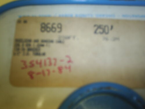 BELDEN 8669-000250' Feet Sleeve tin/cu .5" 12.7mm braided Mfg USA 76 meters NEW - Picture 3 of 5