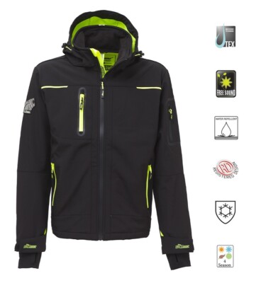 GIUBBINO GIACCA DA LAVORO INVERNALE SOFTSHELL e U-TEX IMPERMEABILE