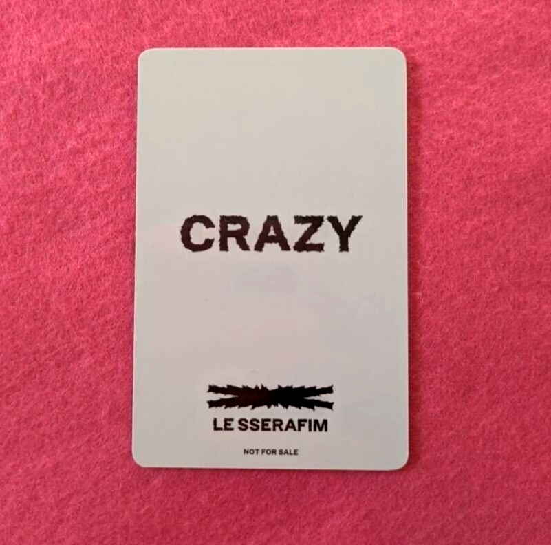 LE SSERAFIM JAPAN 3rd Single CRAZY Lucky Draw Universal LE SSERAFIM JAPAN 3rd Single CRAZY Lucky Draw Universal
