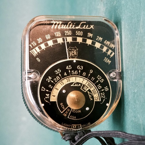 Working Solar Analog Exposure Meter Multilux Ice, Milan Italy, Photographic - Picture 3 of 5