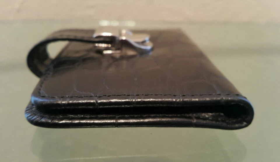 Bosca Black Crock Emb Leather Business / Credit Card Small Wallet - Изображение 4 из 4