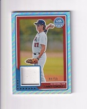 2023 Panini USA BASEBALL STARS & STRIPES HOLO FOIL STUNNER GONZALES JERSEY 48/50