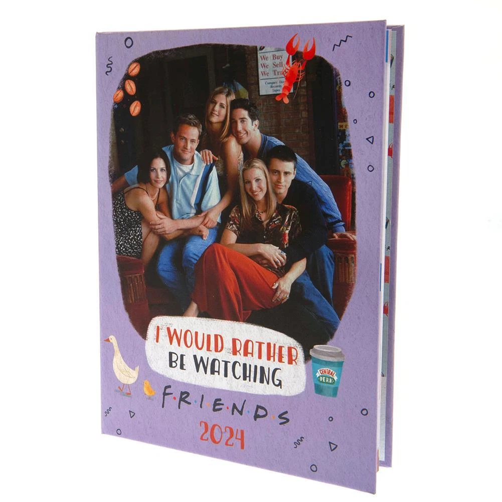 Friends A5 Journal 2024 TV Spectacle Organiseur Calendrier Agenda