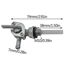 M10 Fuel TanK Petcock Gas Shut Off Valve ATV Quad Dirt Trail Bike Go Kart Buggy