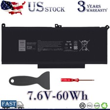 F3YGT DM3WC Battery for Dell Latitude E7280 E7480 12 7000 7280 14 7000 7480 7490