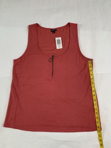 Torrid Ponte Square Neck Zip Up Tank Woman’s Size 2X (18-20) Holly Berry Pink - Picture 8 of 9