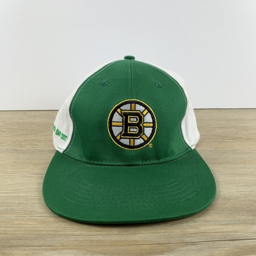 Boston Bruins Green Hat NHL Size Medium 