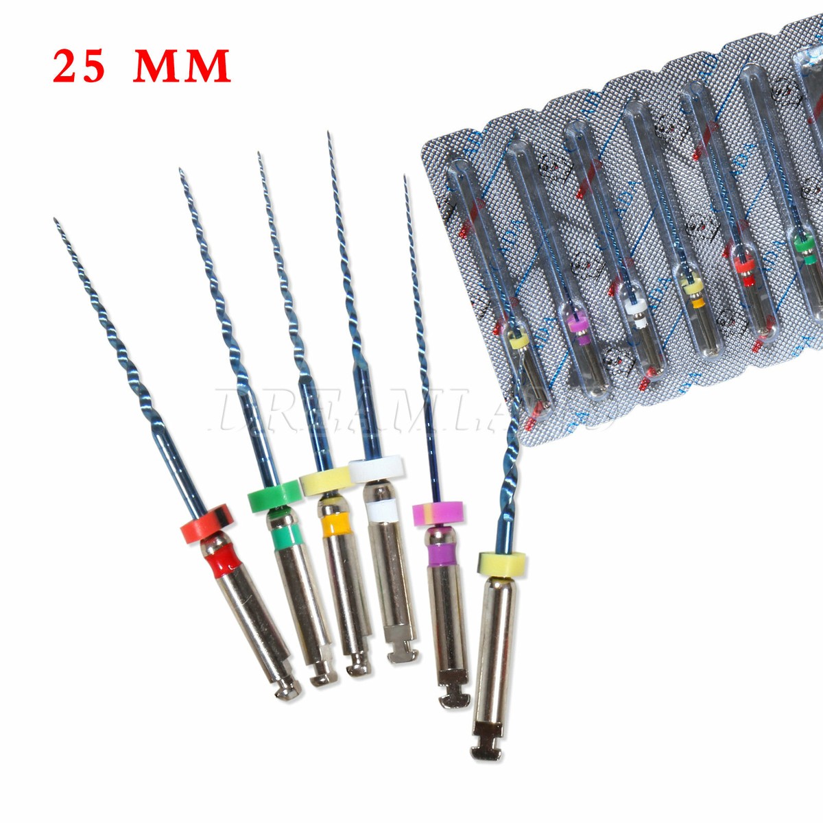 Sistema Lime Endodontiche Easyinsmile Endo X-Pro Con Oro NITI - 6 Pezzi Coniche SX-F3 (21/25/31 Mm) CE - Foto 3