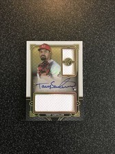 2022 Topps Triple Threads Tony Santillan Rookie Phenoms Triple Patch Auto #60/99