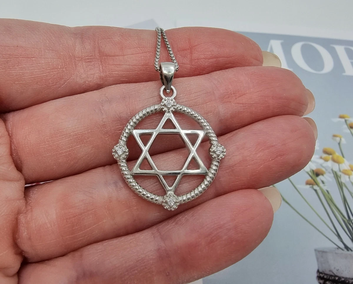 Jewish pendant necklace clearance