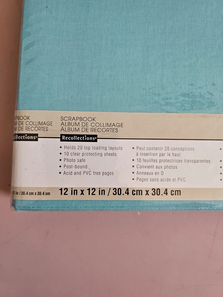 Álbum de recortes de promesa de boda de recuerdo 12x12 elegante blanco + 10 páginas Foto 2 de 3