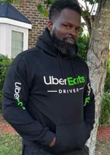 Reflective Hoodie / Tshirt - Delivery Driver Sweatshirt Eats Flex