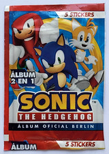 1 SEALED PACK ENVELOPE / 5 Stickers SONIC The Hedgehog The Movie 2022 PERU 2