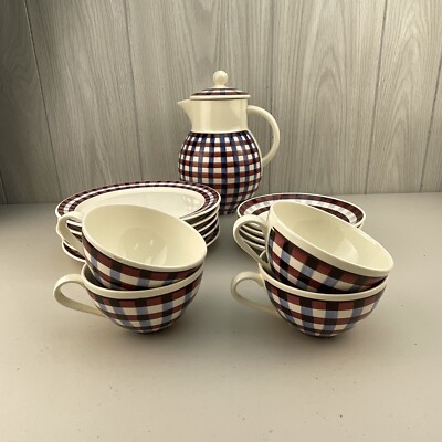 Villeroy & Boch Mettlach Germany Antique 8202 Tea Coffee Service