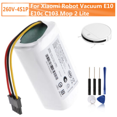 Battery 260V-4S1P For Xiaomi Mijia Mopping Robot Vacuum E10 E10c C103 Mop 2 Lite