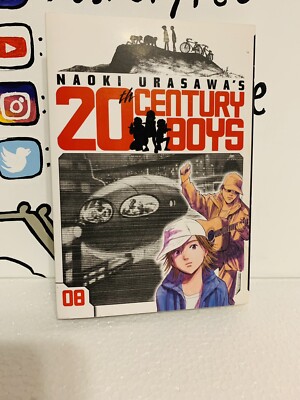 Naoki Urasawa's 20th Century Boys Vol 8 Manga Viz Signature - EUC